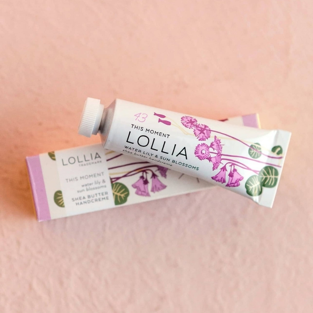 NIB Lolli This Moment Water Lily & Sun Blossoms Handcreme